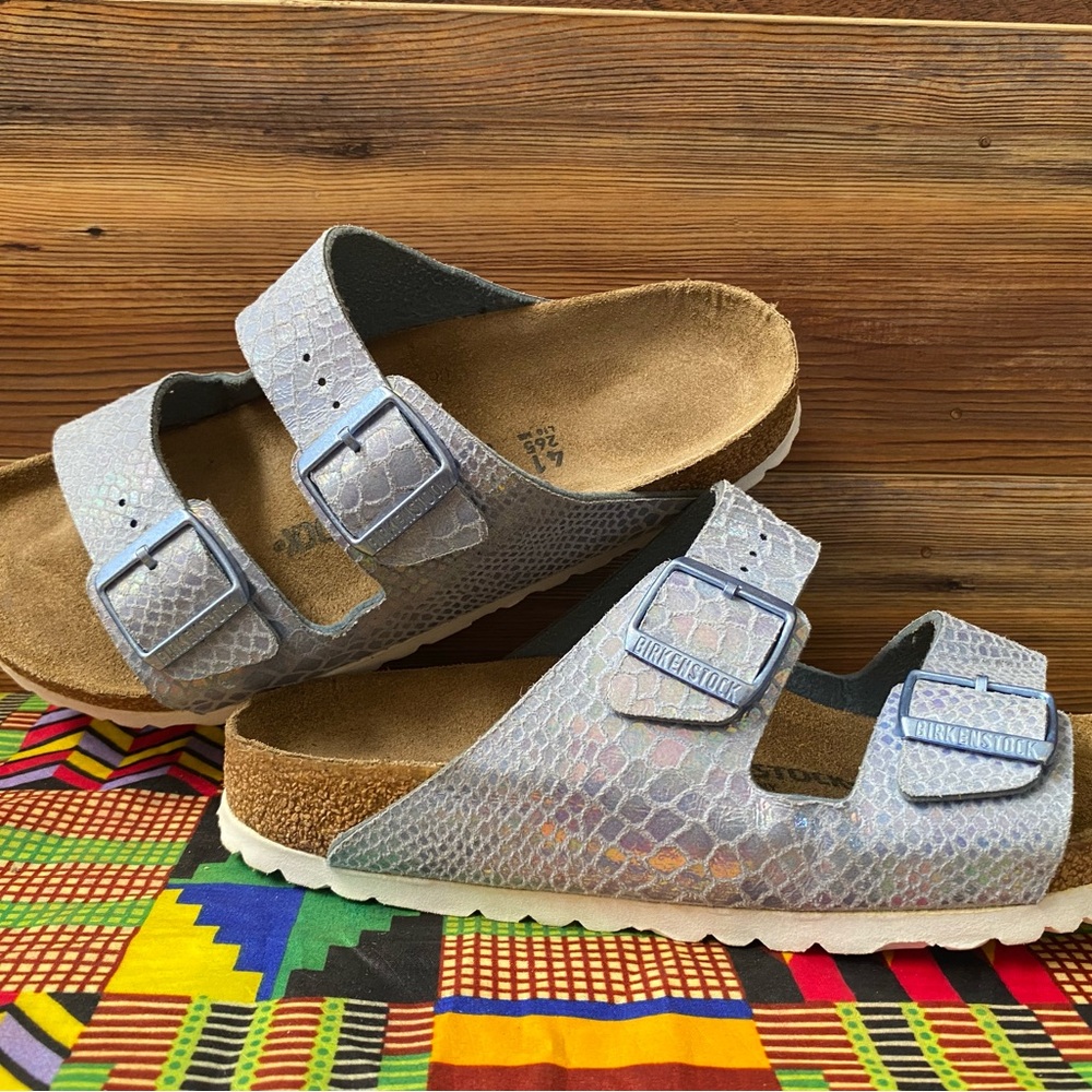 Pre-owned Birkenstock Arizona Sandals - Blue 41/10 Women’s